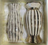 Adore the Decor™ 2 Piece Ceramic Lined Vase Set - 7"